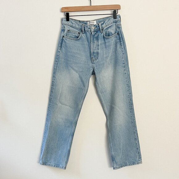 Reformation / Light Wash Straight Leg Jeans Tahoe 27 P - Picture 1 of 7